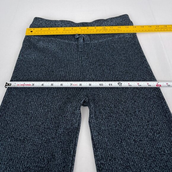 Athleta Reverie Hi-Rise Wide-Leg Sweater Knit Pants Pull On Navy Blue Women XS - Picture 10 of 14